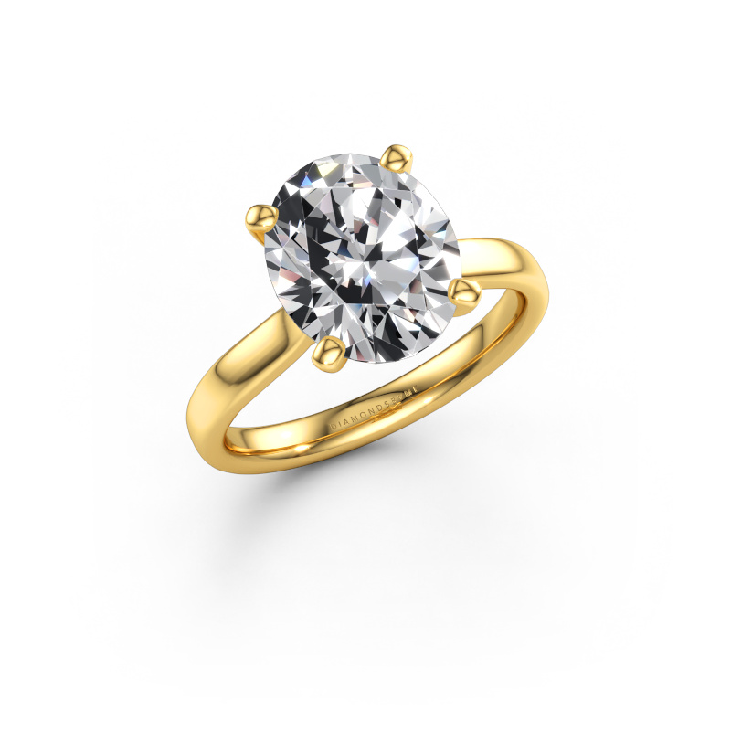Immagine di Anello di fidanzamento Mignon OVL 1 585 oro Diamante lab grown 3.85 crt