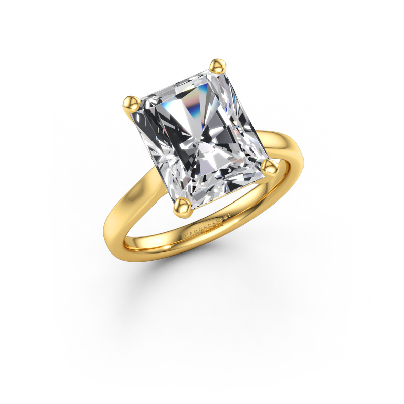 Bild av Förlovningsring Mignon RAD 1 585 gult guld Labbodlad diamant 5.05 crt