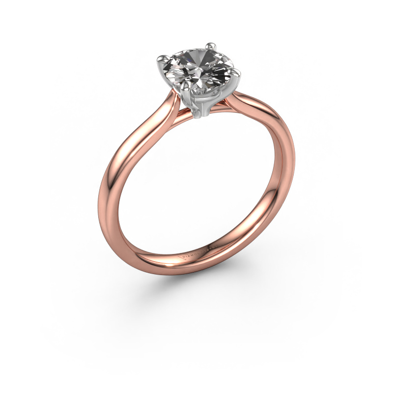 Bild von Verlobungsring Mignon rnd 1 585 Roségold Diamant 1.00 crt