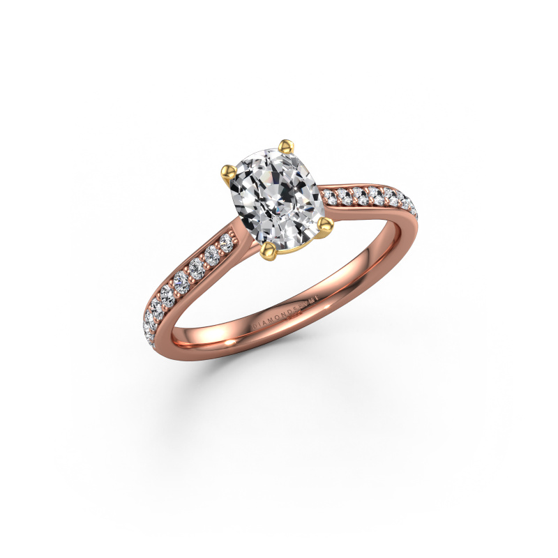 Afbeelding van Verlovingsring Mignon CSH 2 585 rosé goud Diamant 1.239 crt