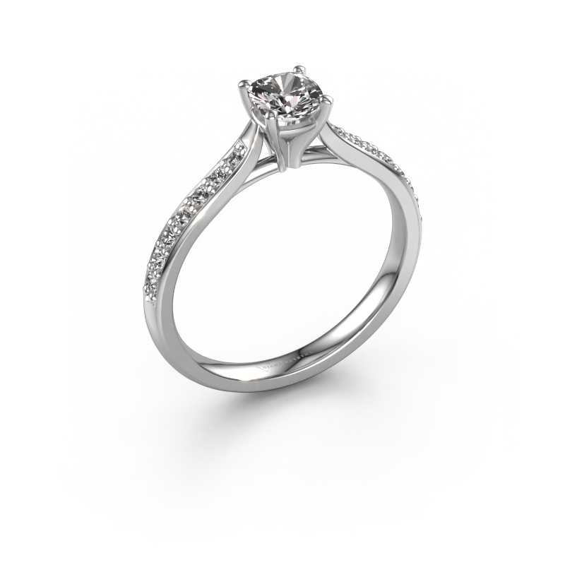 Image de Bague de fiançailles Mignon cus 2 950 platine Diamant 0.689 crt