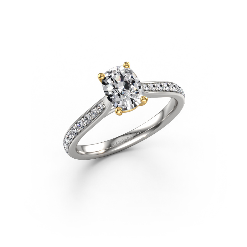 Afbeelding van Verlovingsring Mignon CSH 2 585 witgoud Diamant 1.239 crt