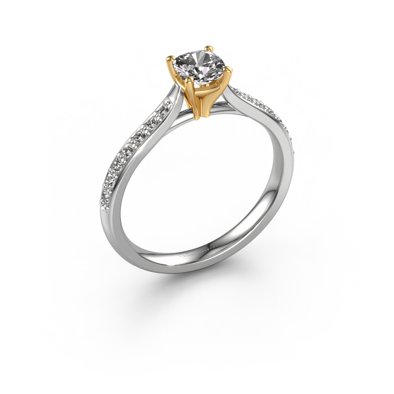 Image de Bague de fiançailles Mignon cus 2 585 or blanc Diamant 0.689 crt