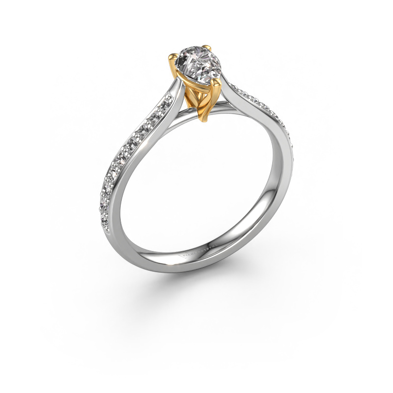 Bild von Verlobungsring Mignon per 2 585 Weißgold Diamant 0.689 crt