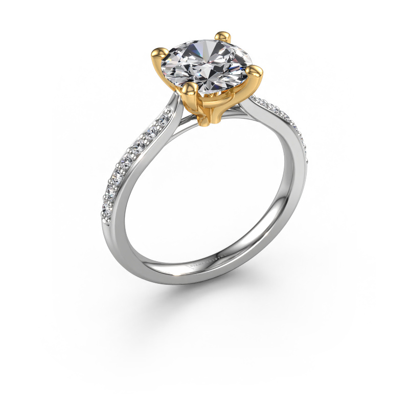 Bild von Verlobungsring Mignon RND 2 585 Weißgold Diamant 2.189 crt