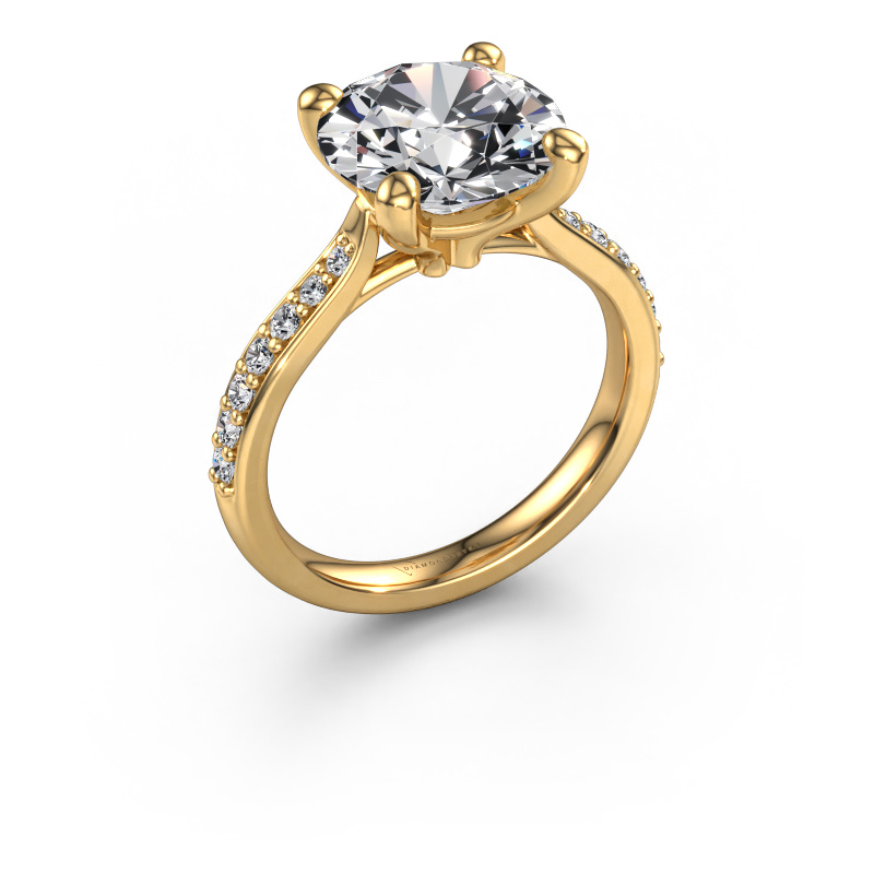 Image of Engagement ring Mignon RND 2 585 gold Lab grown diamond 4.254 crt