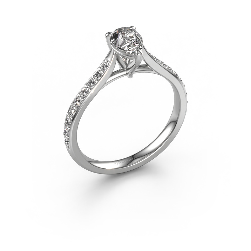 Image of Engagement ring Mignon per 2 950 platinum Diamond 0.739 crt