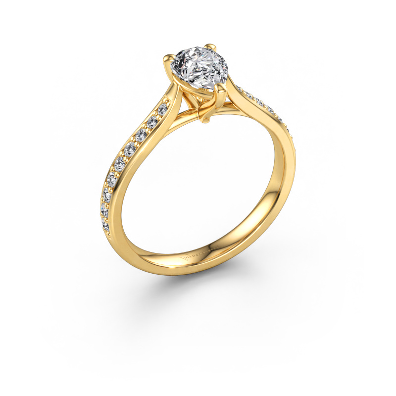Afbeelding van Verlovingsring Mignon PER 2 585 goud Diamant 0.889 crt
