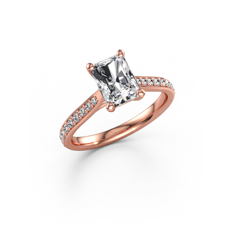 Bild av Förlovningsring Mignon RAD 2 585 roséguld Diamant 1.739 crt