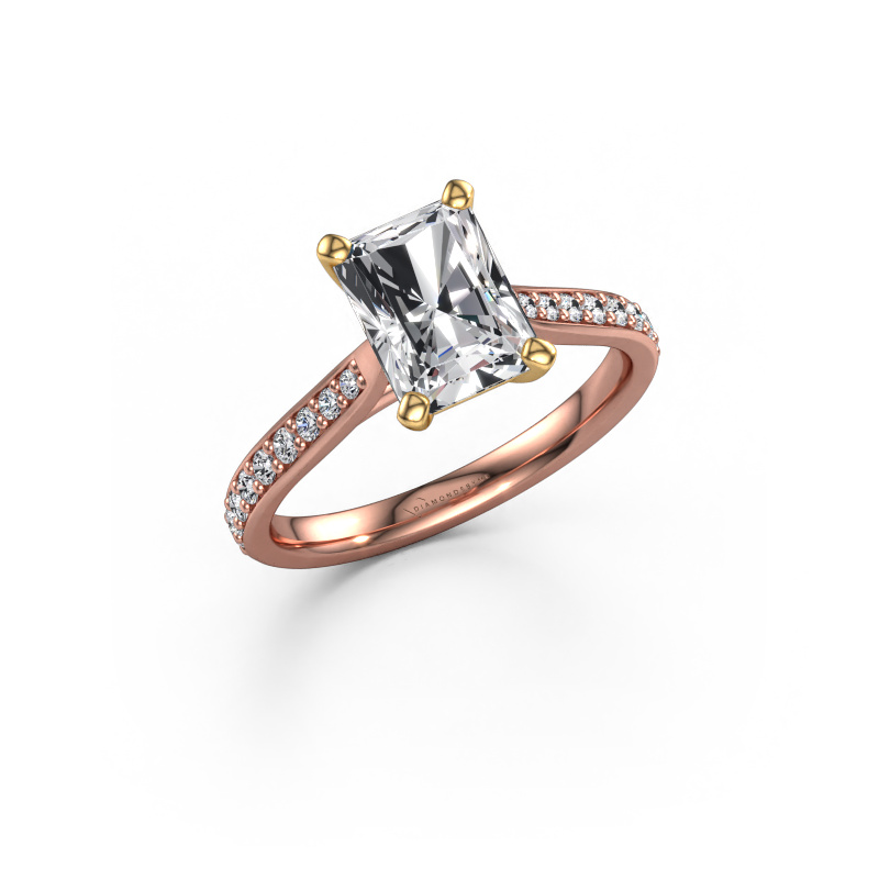Bild von Verlobungsring Mignon RAD 2 585 Roségold Lab-grown Diamant 1.989 crt