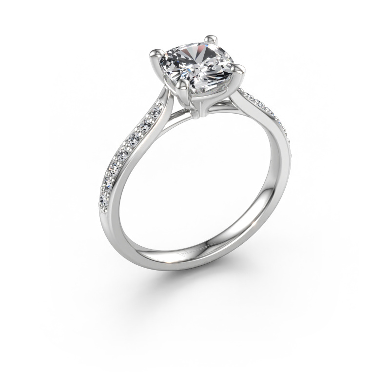 Immagine di Anello di fidanzamento Mignon CUS 2 950 platino Diamante 1.689 crt