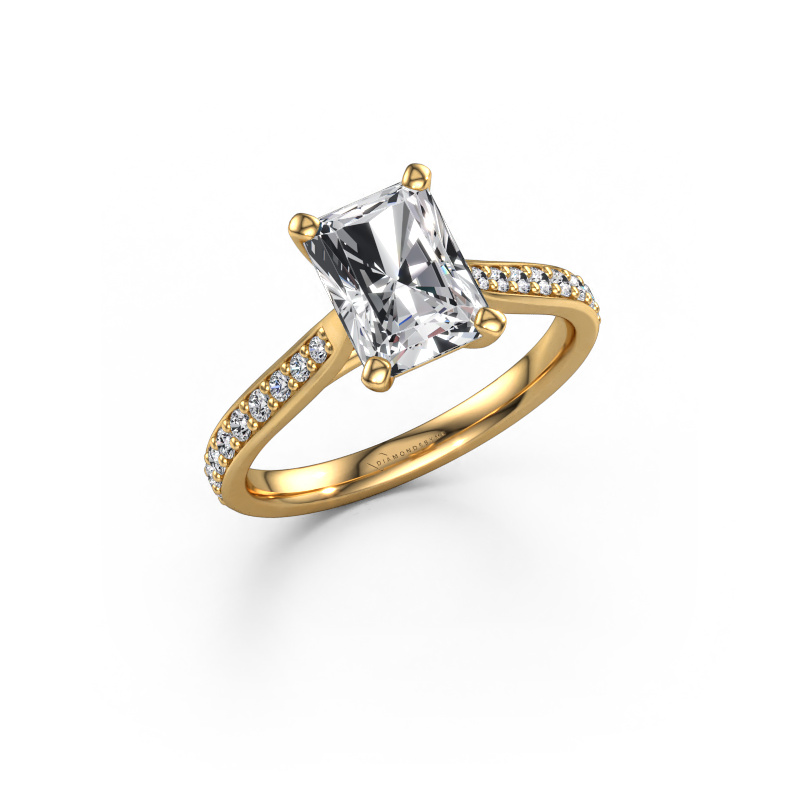 Bild von Verlobungsring Mignon RAD 2 585 Gold Lab-grown Diamant 1.989 crt
