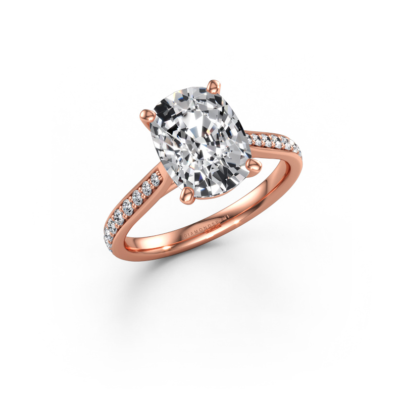 Immagine di Anello di fidanzamento Mignon CSH 2 585 oro rosa Diamante lab grown 3.239 crt
