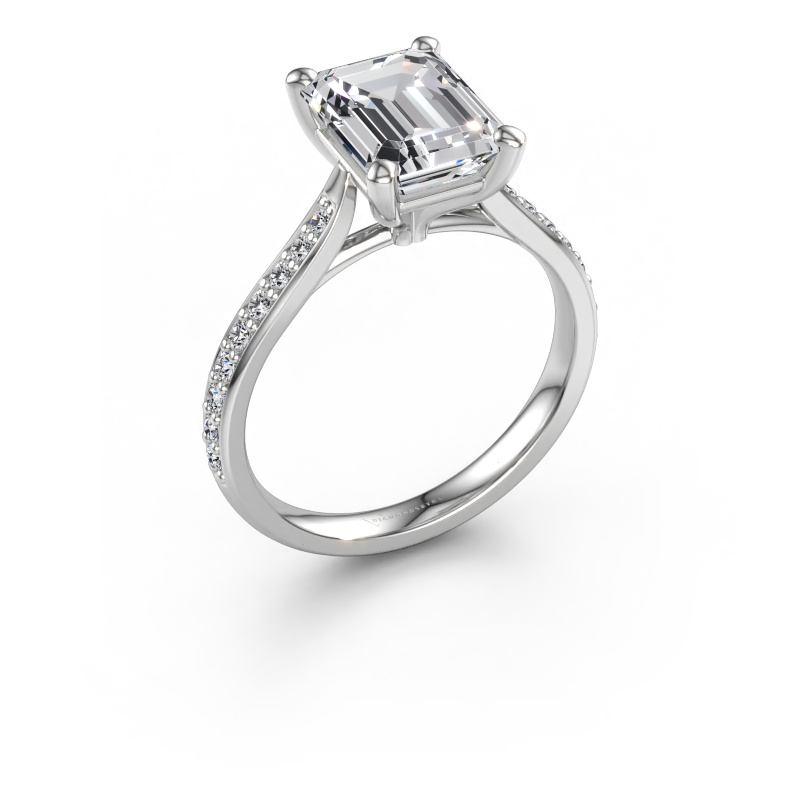Immagine di Anello di fidanzamento Mignon EME 2 950 platino Diamante lab grown 2.739 crt