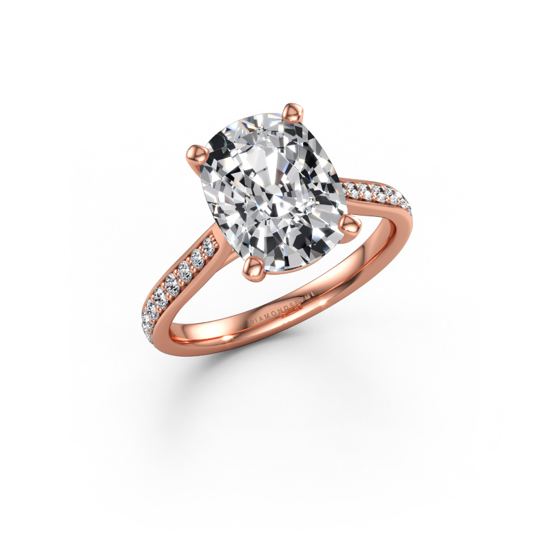 Immagine di Anello di fidanzamento Mignon CSH 2 585 oro rosa Diamante lab grown 3.739 crt