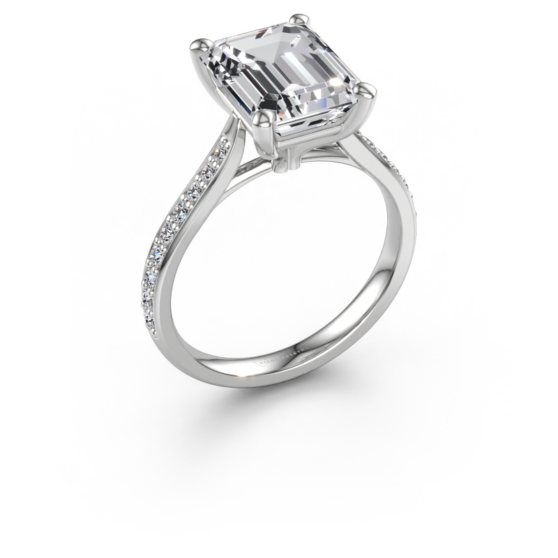 Immagine di Anello di fidanzamento Mignon EME 2 950 platino Diamante 3.739 crt