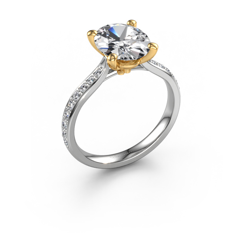 Bild von Verlobungsring Mignon OVL 2 585 Weißgold Lab-grown Diamant 2.939 crt