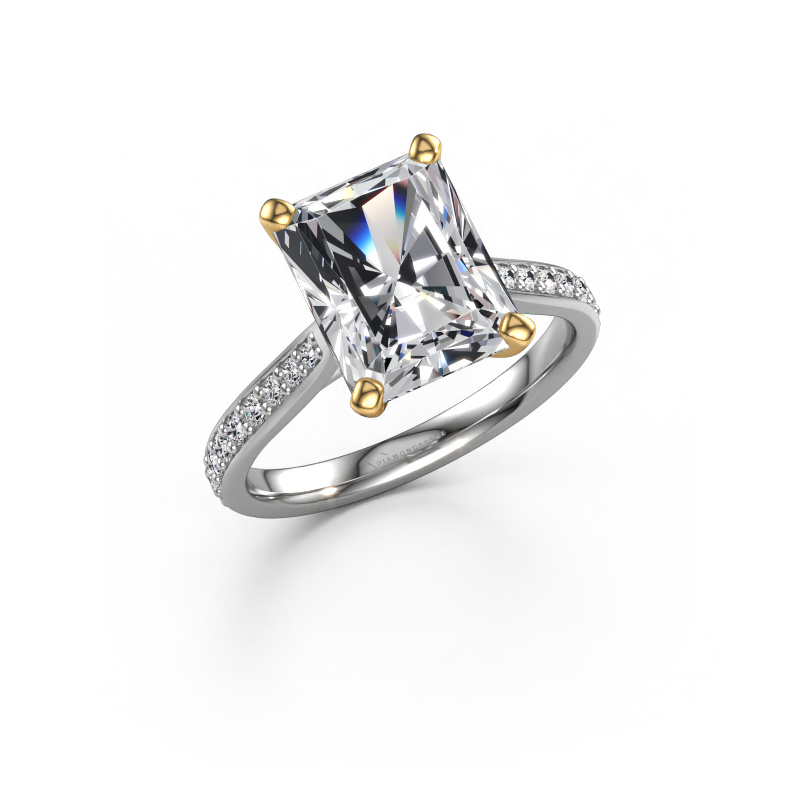 Bild von Verlobungsring Mignon RAD 2 585 Weißgold Lab-grown Diamant 3.739 crt