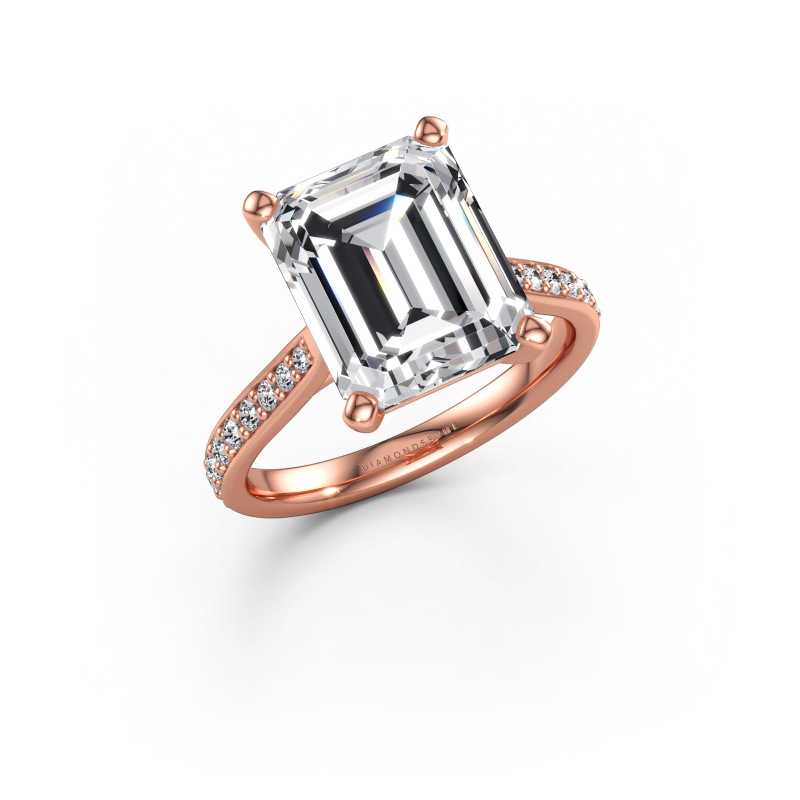 Immagine di Anello di fidanzamento Mignon EME 2 585 oro rosa Diamante lab grown 5.449 crt
