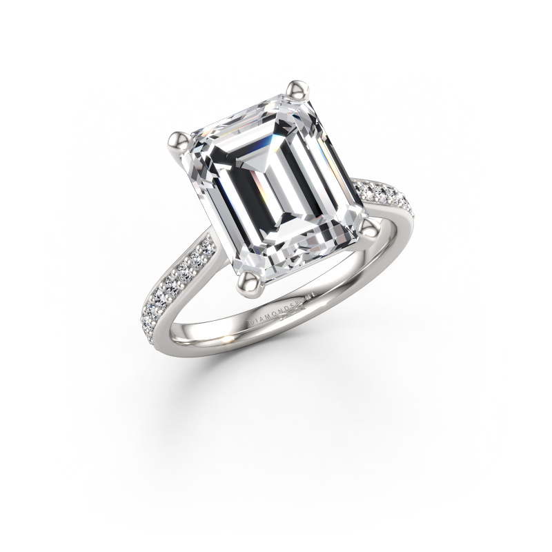 Immagine di Anello di fidanzamento Mignon EME 2 585 oro bianco Diamante lab grown 5.449 crt