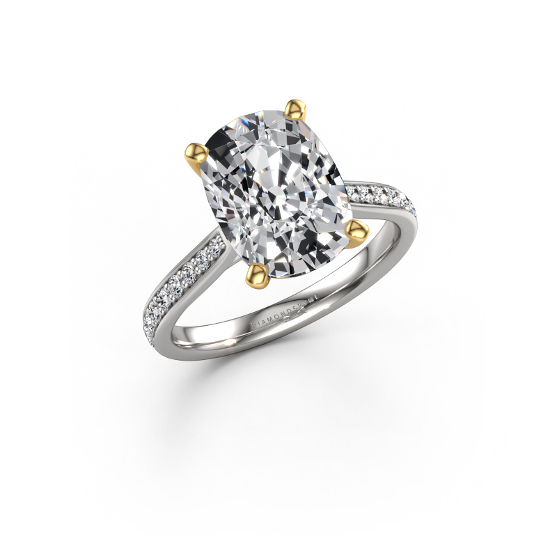 Image of Engagement ring Mignon CSH 2 585 white gold Lab-grown diamond 4.239 crt