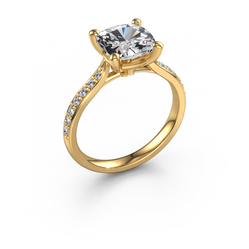 Image of Engagement ring Mignon CUS 2 585 gold Lab grown diamond 2.689 crt