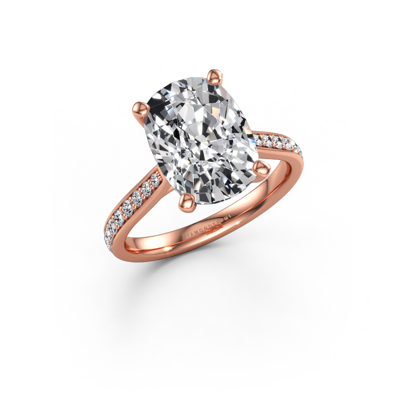Immagine di Anello di fidanzamento Mignon CSH 2 585 oro rosa Diamante lab grown 4.739 crt