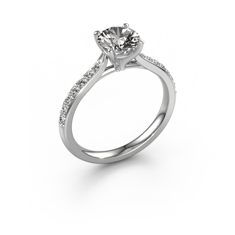 Image of Engagement ring Mignon rnd 2 950 platinum Diamond 1.189 crt