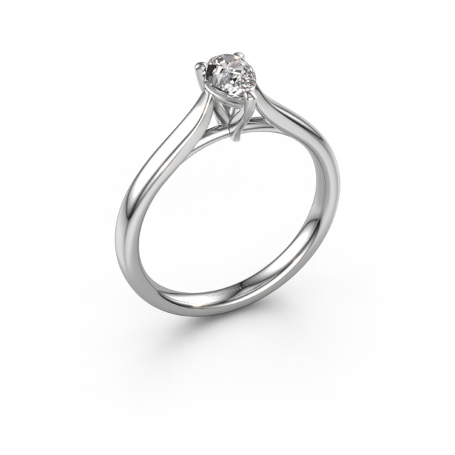 Afbeelding van Verlovingsring Mignon per 1 925 zilver Diamant 0.45 crt