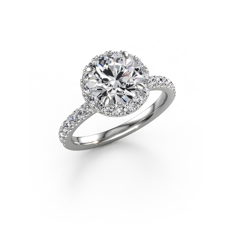 Bild von Verlobungsring Miranda RND 585 Weißgold Diamant 2.75 crt
