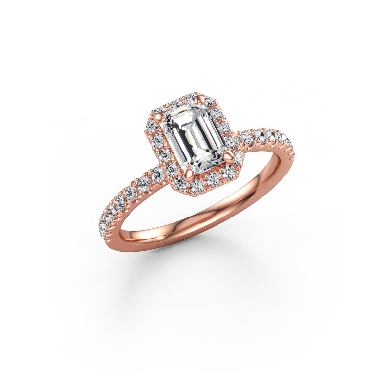 Immagine di Anello di fidanzamento Miranda EME 585 oro rosa Diamante 1.320 crt