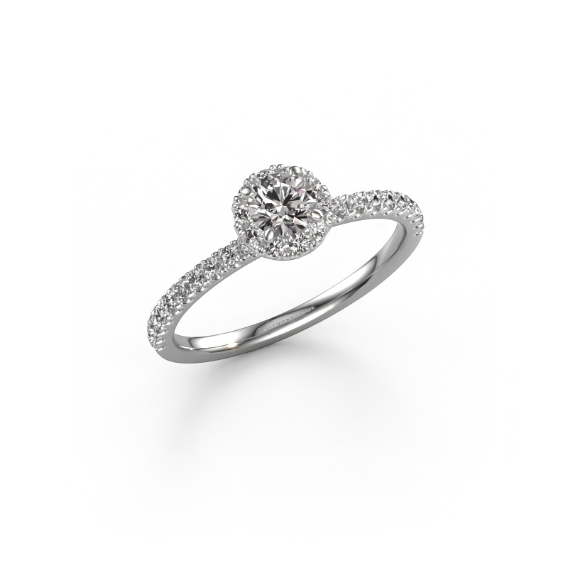 Image of Engagement ring Miranda rnd 585 white gold Diamond 0.640 crt