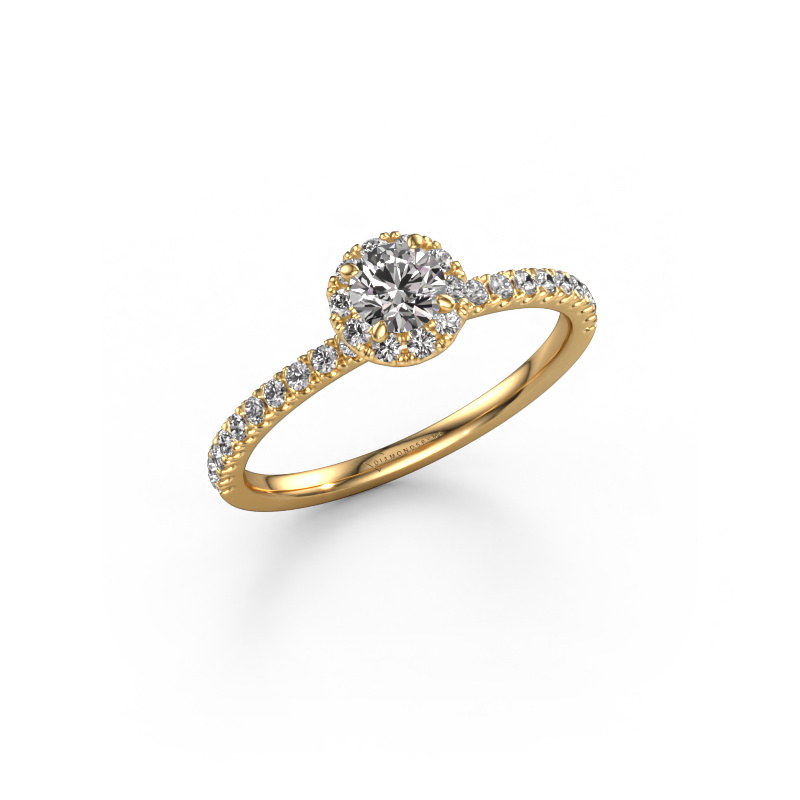 Image of Engagement ring Miranda rnd 585 gold Diamond 0.640 crt