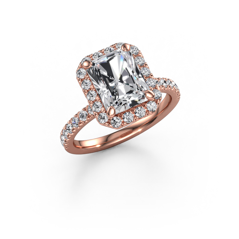Bild von Verlobungsring Miranda RAD 585 Roségold Diamant 3.288 crt