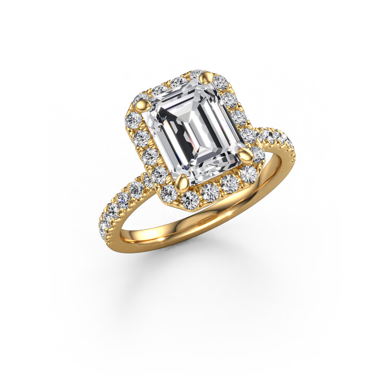 Image of Engagement ring Miranda EME 585 gold Lab grown diamond 3.288 crt