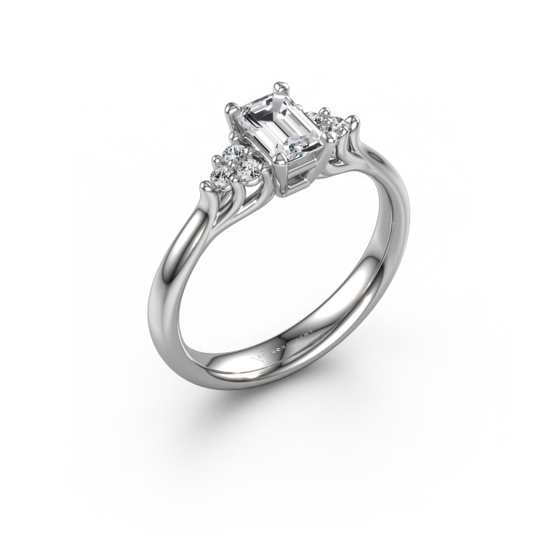 Bild von Verlobungsring Monika EME 950 Platin Diamant 0.808 crt