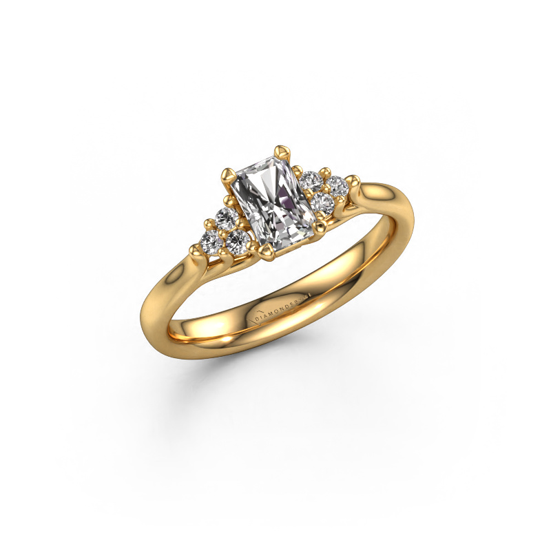 Image of Engagement ring Monika RAD 585 gold Lab-grown diamond 0.758 crt