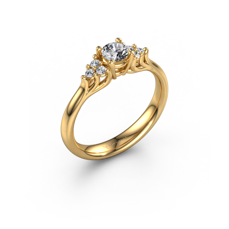 Image of Engagement ring Monika RND 585 gold Diamond 0.408 crt