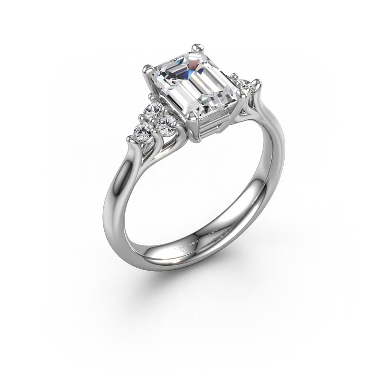 Bild von Verlobungsring Monika EME 950 Platin Lab-grown Diamant 1.93 crt