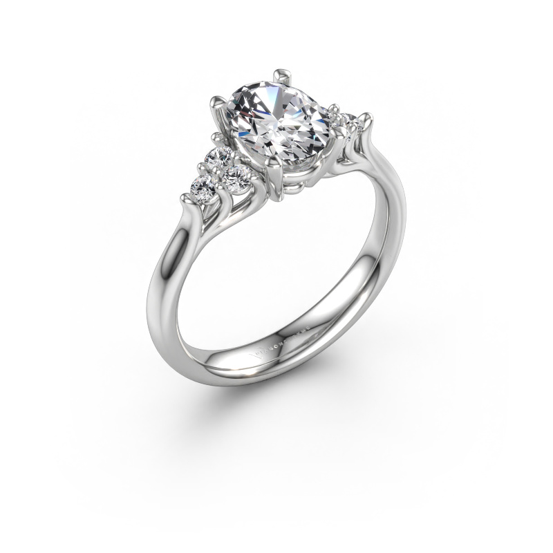 Immagine di Anello di fidanzamento Monika OVL 585 oro bianco Diamante 1.28 crt