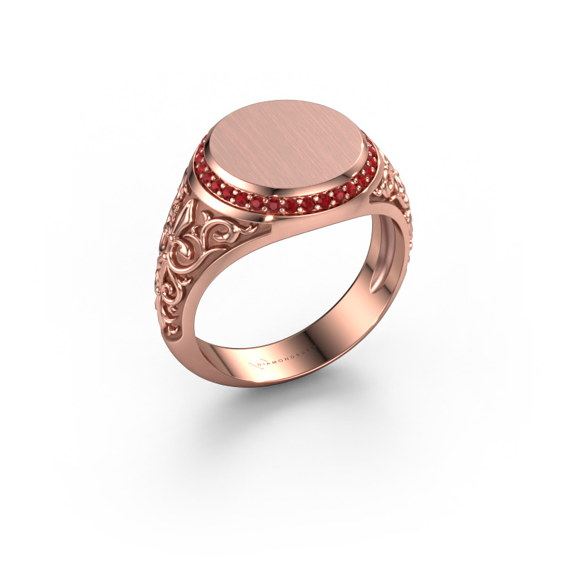 Image of Signet ring Moor 1 585 rose gold