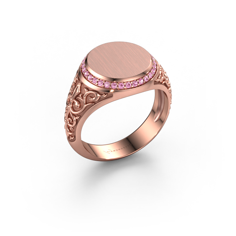 Image of Signet ring Moor 1 585 rose gold