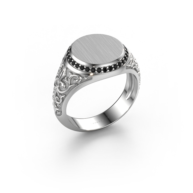 Image of Signet ring Moor 1 950 platinum