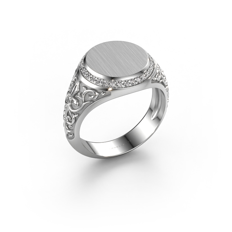 Bild von Siegelring Moor 1 585 Weißgold