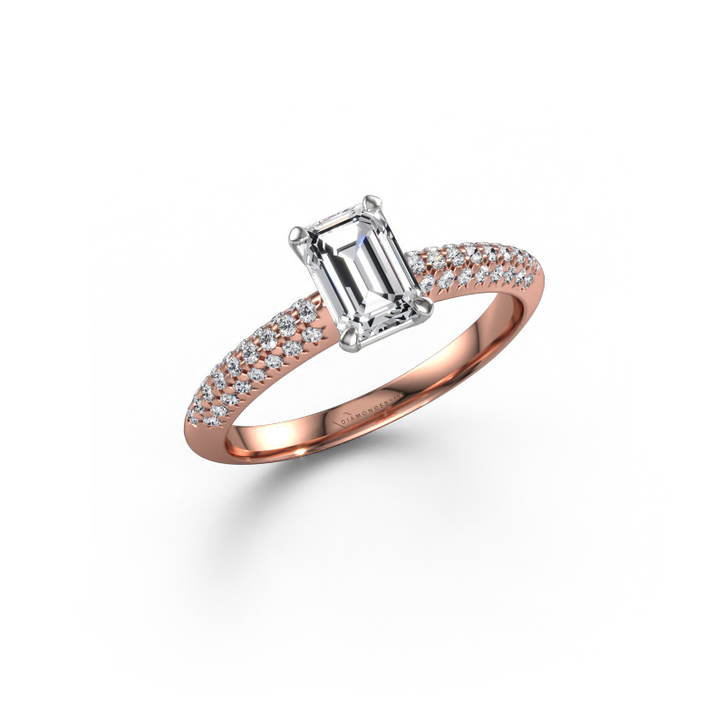 Bild von Verlobungsring Morane EME 585 Roségold Diamant 1.177 crt