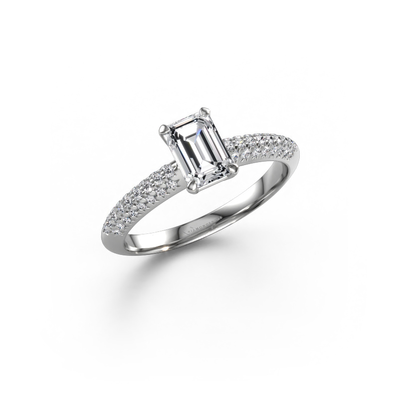 Afbeelding van Verlovingsring Morane EME 585 witgoud Lab-grown diamant 1.177 crt