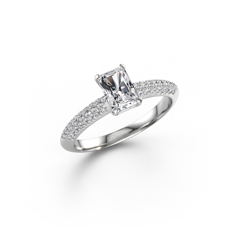 Immagine di Anello di fidanzamento Morane RAD 950 platino Diamante lab grown 1.027 crt
