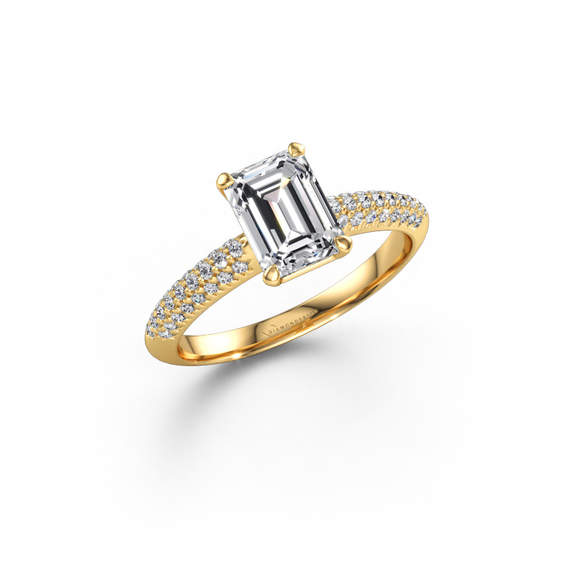 Immagine di Anello di fidanzamento Morane EME 585 oro Diamante lab grown 1.777 crt
