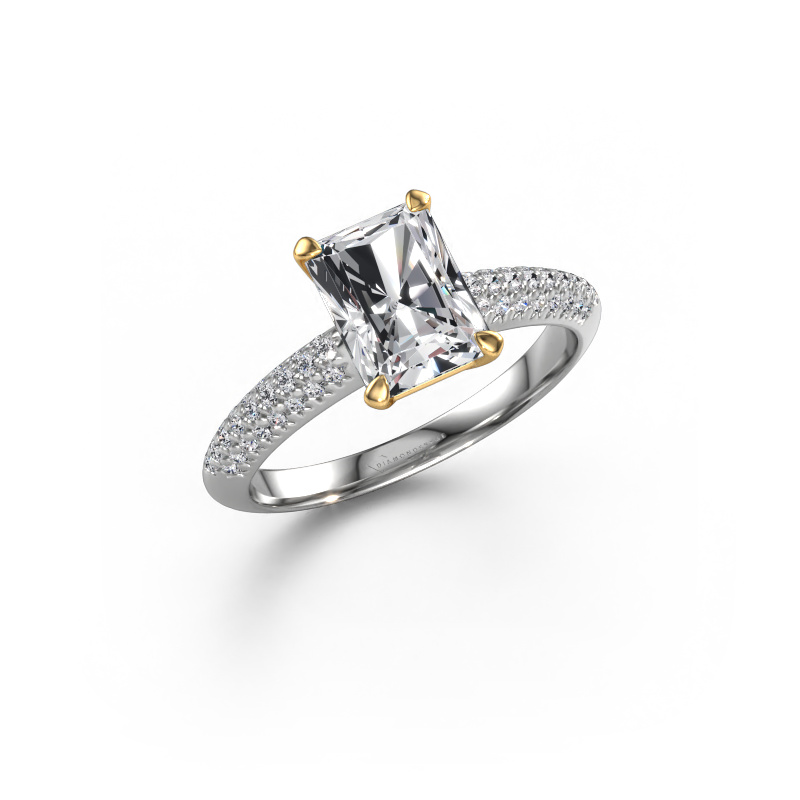 Bild von Verlobungsring Morane RAD 585 Weißgold Lab-grown Diamant 2.027 crt