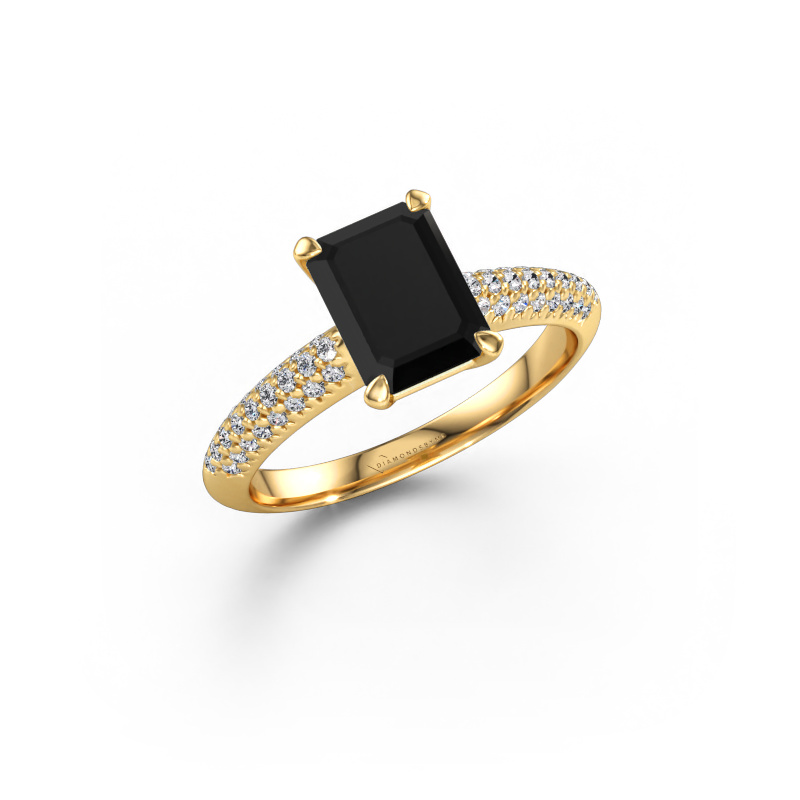 Immagine di Anello di fidanzamento Morane EME 585 oro Diamante nero 2.377 crt